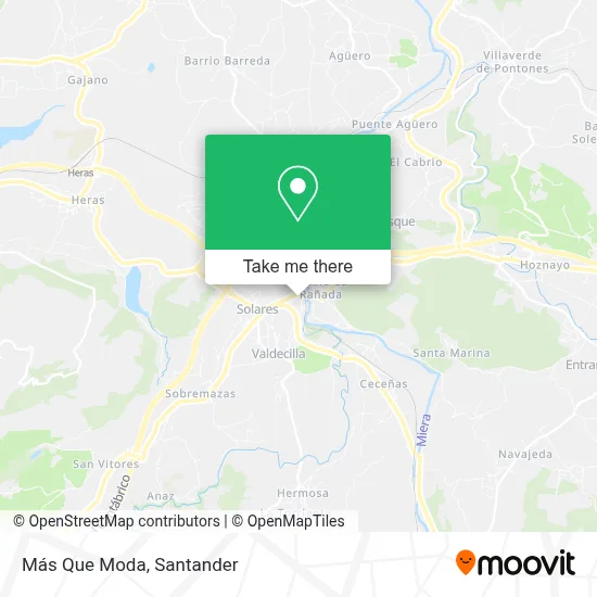 Más Que Moda map