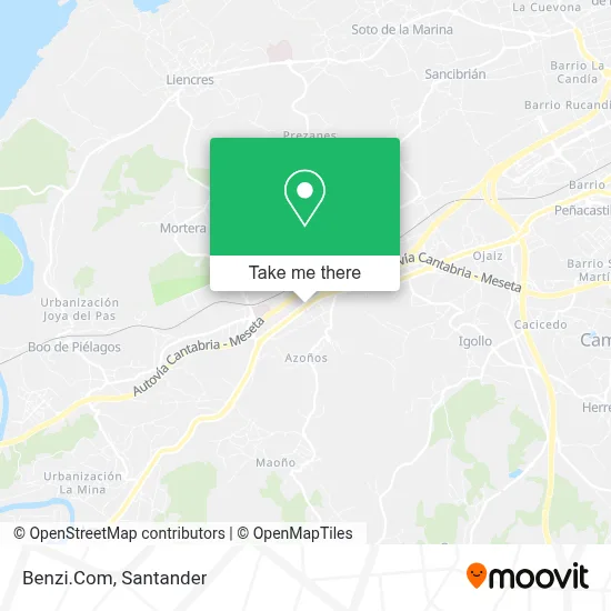 Benzi.Com map