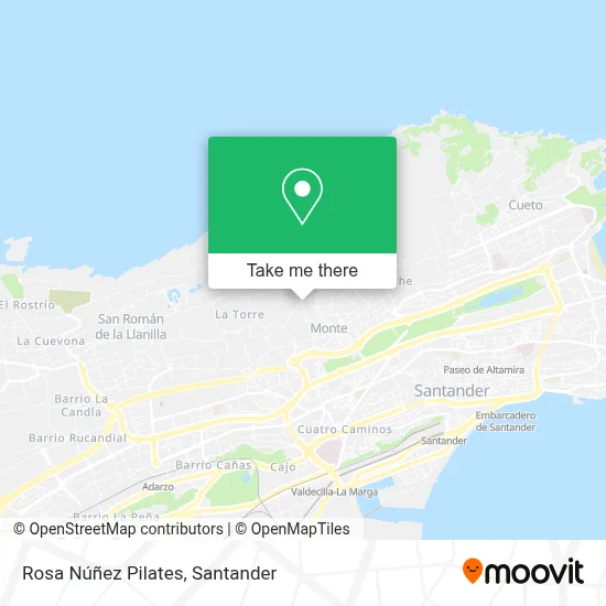 Rosa Núñez Pilates map