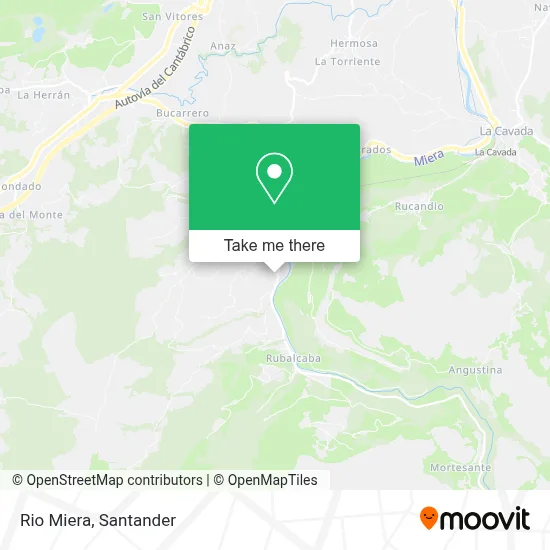 Rio Miera map