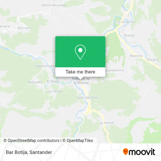 Bar Botija map