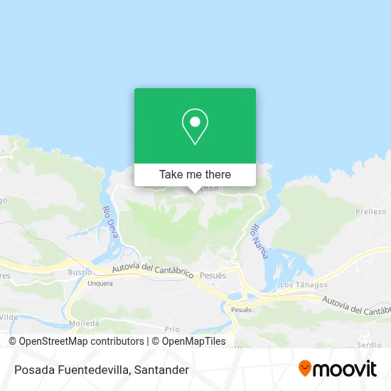 Posada Fuentedevilla map