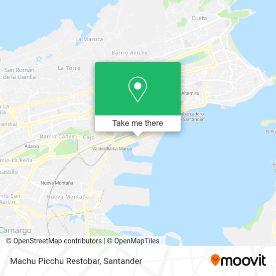 Machu Picchu Restobar map