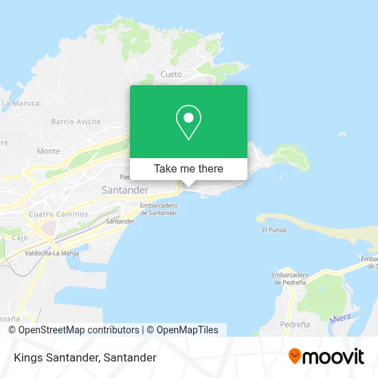 Kings Santander map