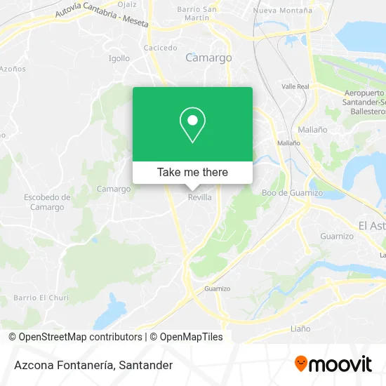 Azcona Fontanería map