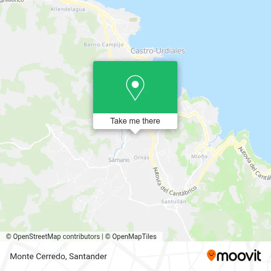 Monte Cerredo map