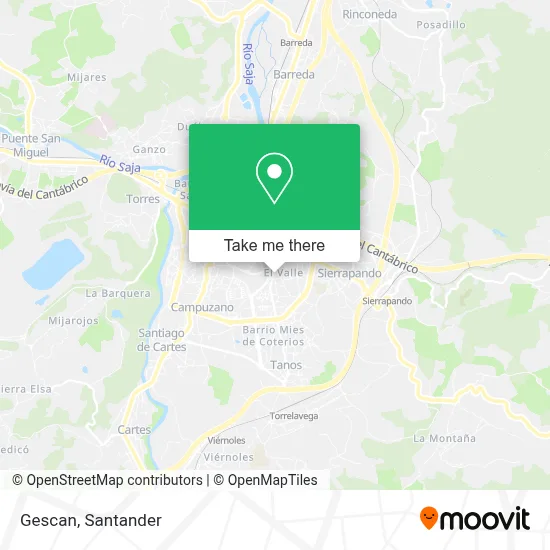 Gescan map