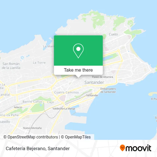 Cafetería Bejerano map