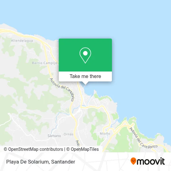 Playa De Solarium map