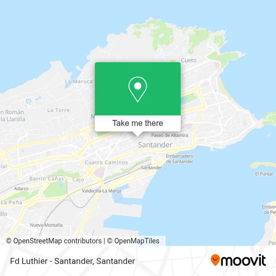 Fd Luthier - Santander map