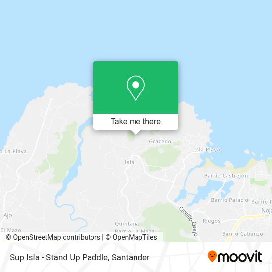 Sup Isla - Stand Up Paddle map