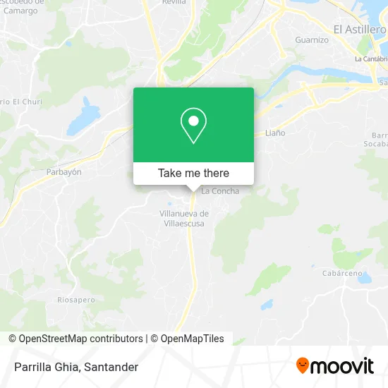 Parrilla Ghia map