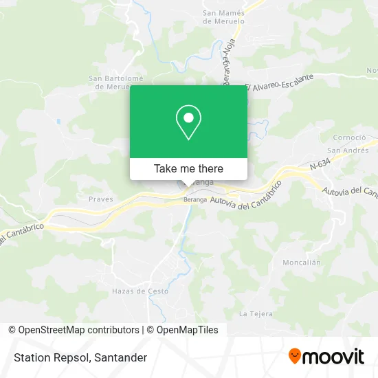 Station Repsol map