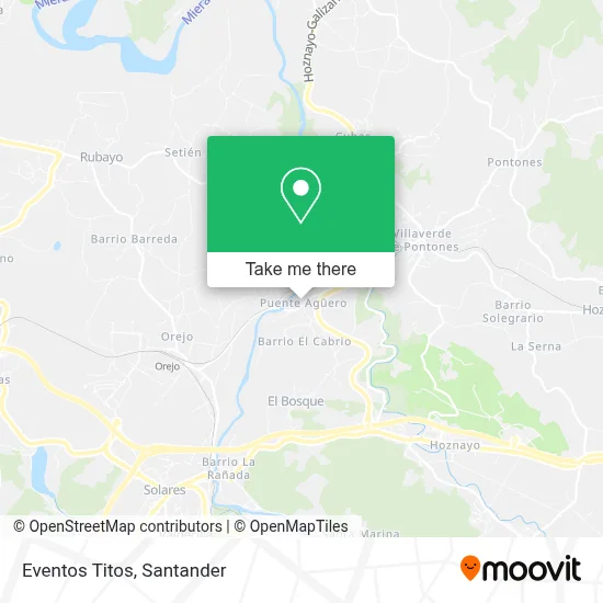 Eventos Titos map