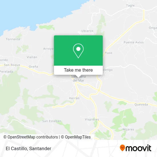 El Castillo map