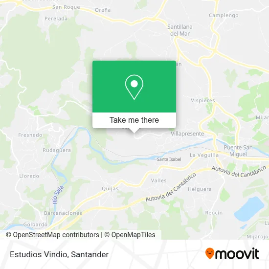 Estudios Vindio map
