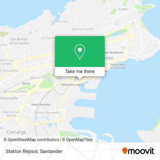 Station Repsol map