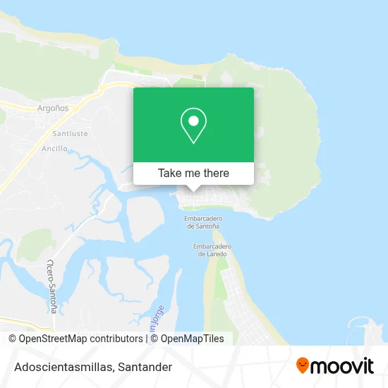 Adoscientasmillas map