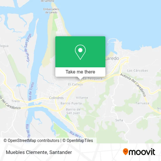 Muebles Clemente map