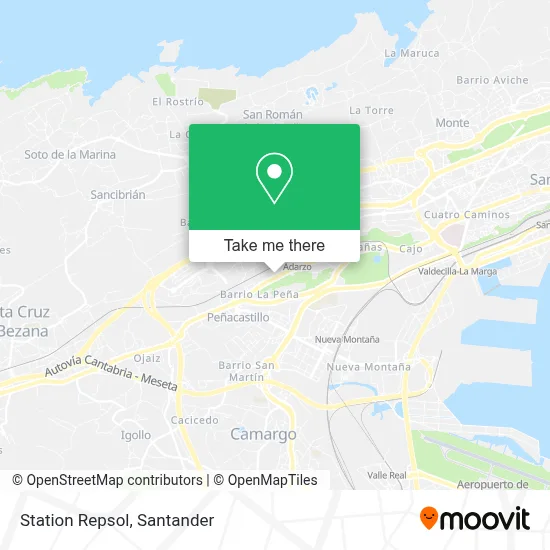 Station Repsol map