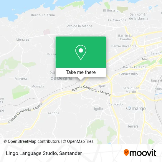 Lingo Language Studio map