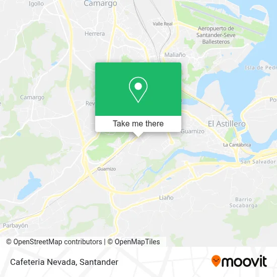 Cafeteria Nevada map