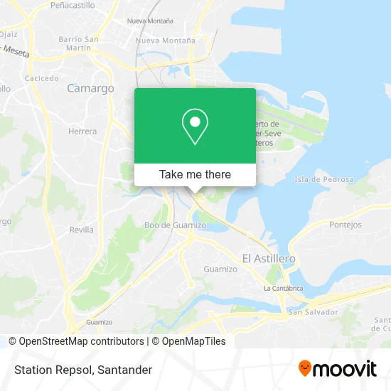 Station Repsol map