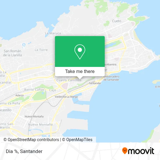 Dia % map