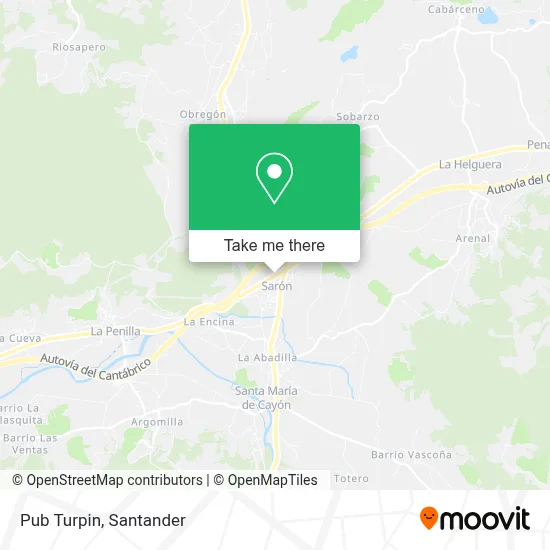 Pub Turpin map