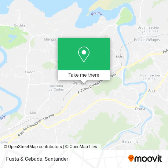 Fusta & Cebada map