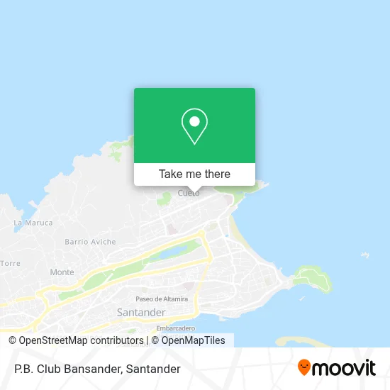 P.B. Club Bansander map