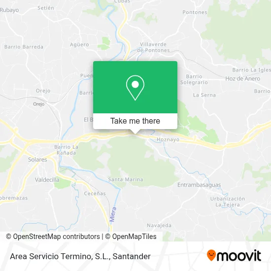 Area Servicio Termino, S.L. map