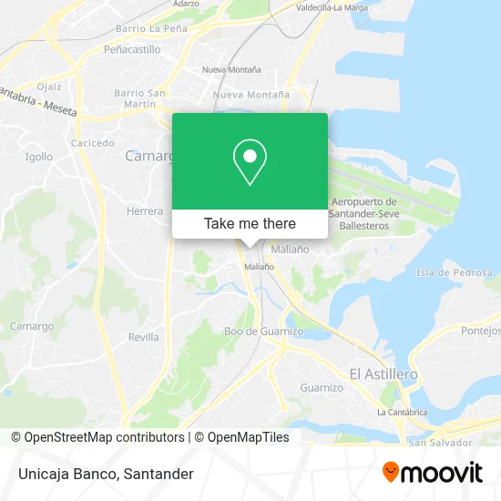 Unicaja Banco map
