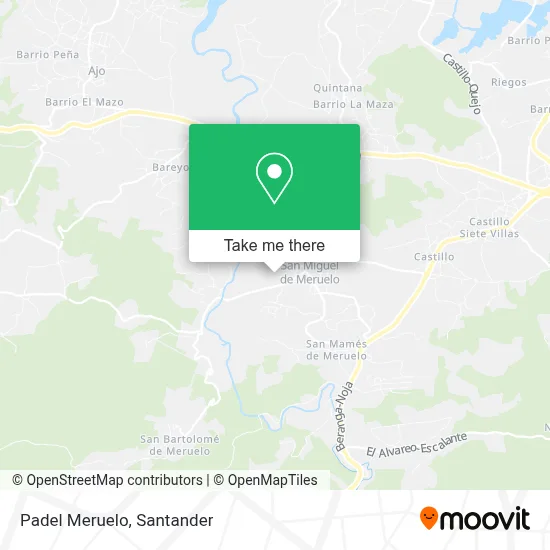 Padel Meruelo map
