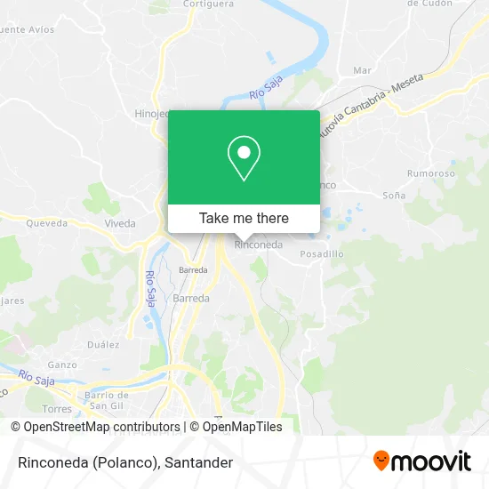 Rinconeda (Polanco) map