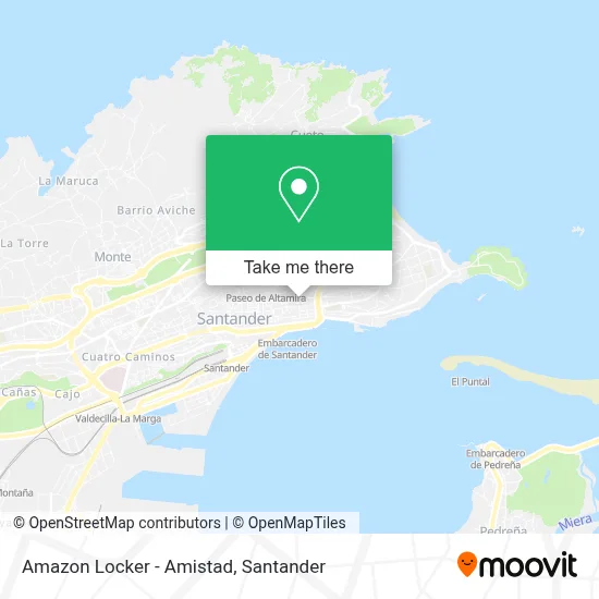 Amazon Locker - Amistad map