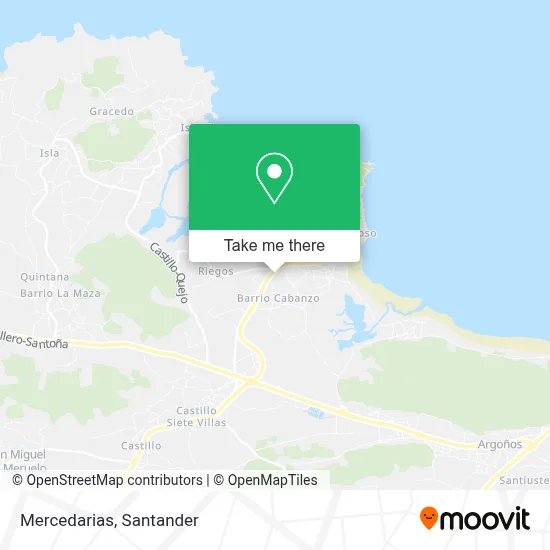 Mercedarias map