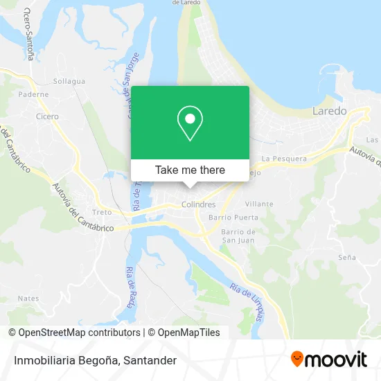Inmobiliaria Begoña map