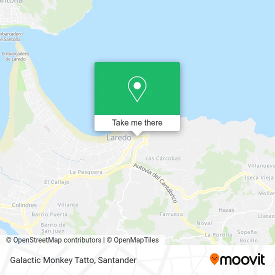 Galactic Monkey Tatto map