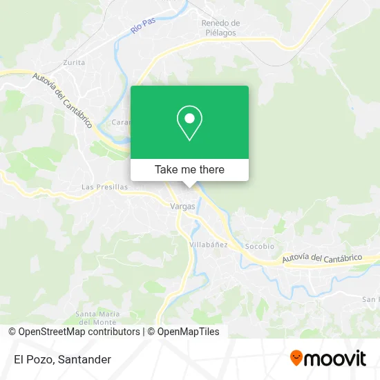 El Pozo map
