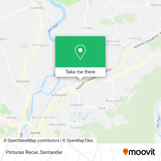 Pinturas Recar map