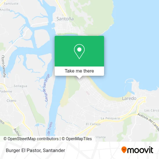 Burger El Pastor map