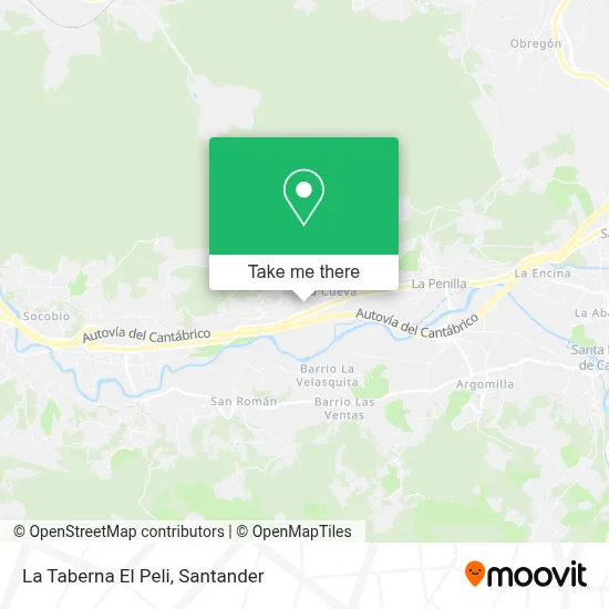 La Taberna El Peli map