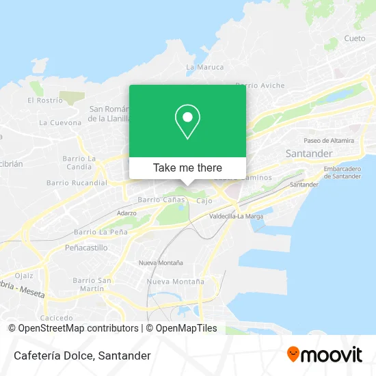 Cafetería Dolce map