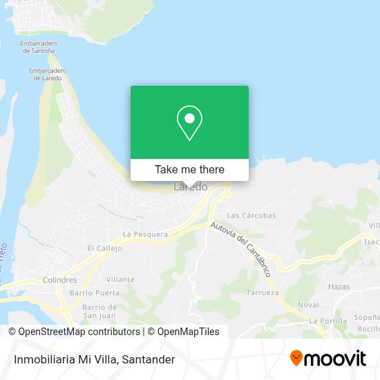 Inmobiliaria Mi Villa map