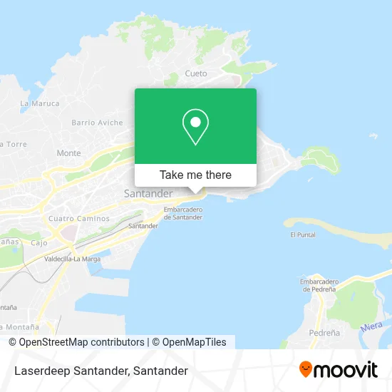 Laserdeep Santander map
