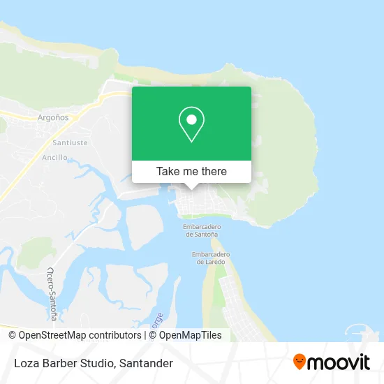 Loza Barber Studio map