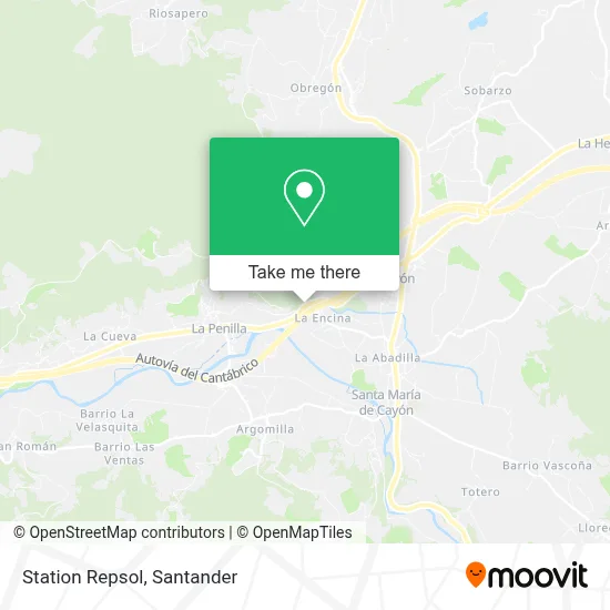 Station Repsol map