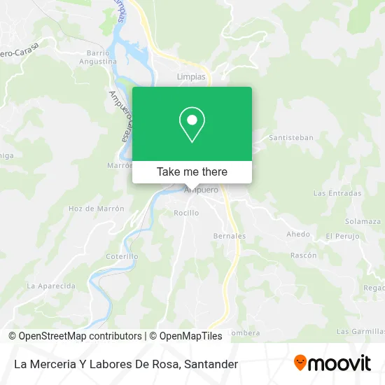 La Merceria Y Labores De Rosa map