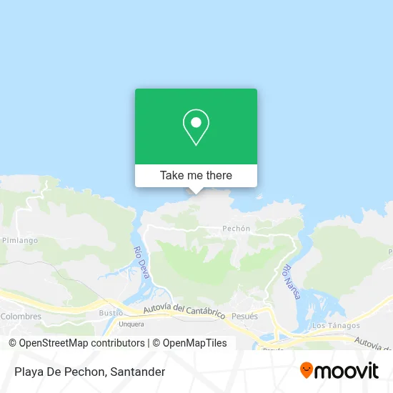 Playa De Pechon map